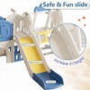 Toddler Slide Set, with Basketball Hoop, Tunnel, Swing, Climbing Toys Playground Indoor Outdoor for Toddlers 1-4 Age - 4 of 4