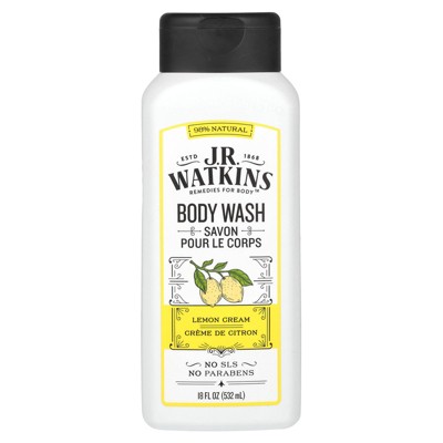 J R Watkins Body Wash, Lemon Cream, 18 fl oz ( 532 ml)