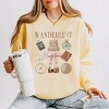 Simply Sage Market Wanderlust Travel Collage Lightweight Garment Dyed Sweatshirt - 2 of 4