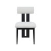 Meridian Furniture,Dario Boucle Fabric Dining Chair, Set of 2 - 3 of 4
