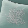 Harbor House Seaside White Coral Embroidered Oblong Pillow 12x16 - 4 of 4