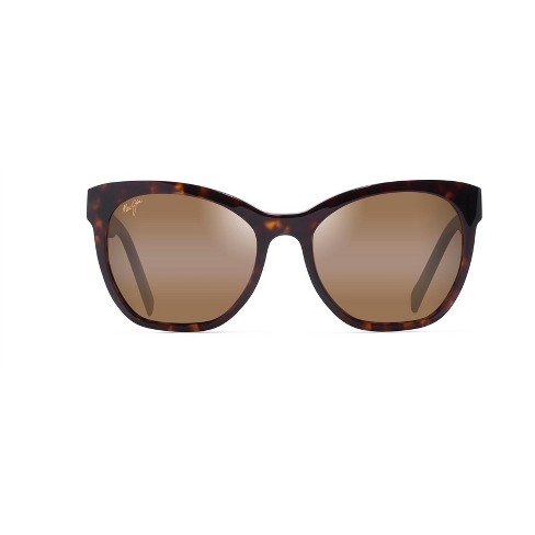Maui Jim Alulu Cat Eye Sunglasses - Bronze Lenses With Brown Frame : Target