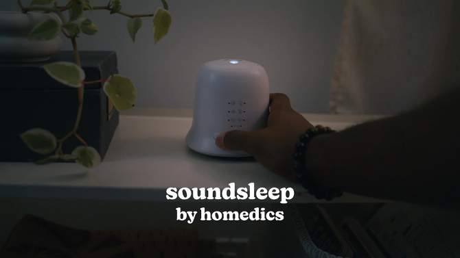 HoMedics Baby Sound Machine and Sleep Soother with Projection Night Light and 6 Soothing Sounds., 2 of 12, play video