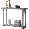 Kings Brand Emma Narrow Console Table with Shelf – Ideal for Entryway, Sofa, Hallway, Living Room, Office, Foyer, 44 Inch - 2 of 4