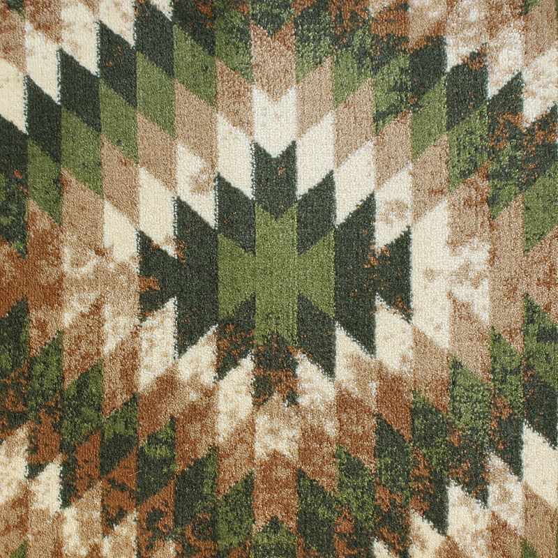 Masada Rugs Stephanie Collection Area Rug with Distressed Southwest Native American Design 1106, 6 of 7