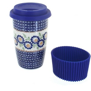 Blue Rose Polish Pottery K115 Manufaktura Travel Mug - 1 of 2