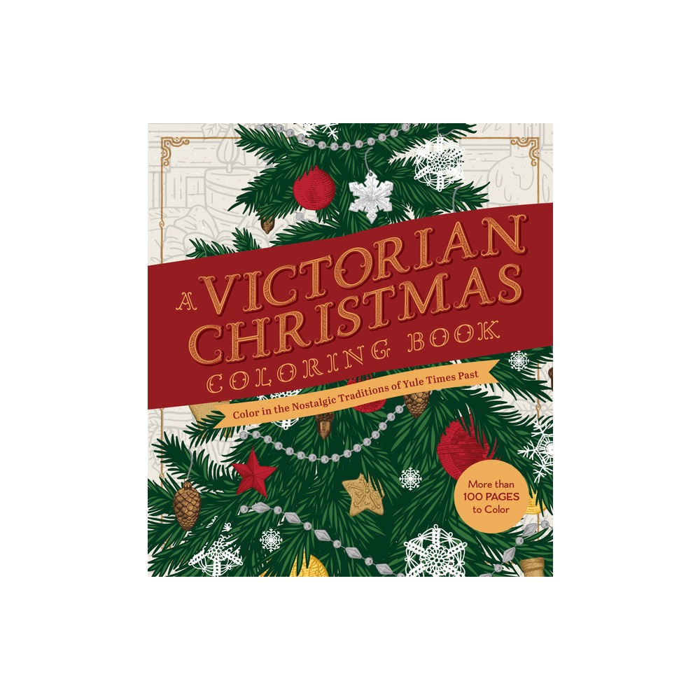 A Victorian Christmas Coloring Book - (Chartwell Coloring Books) by Editors of Chartwell Books (Paperback)