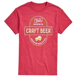 Men's - Instant Message - Dad's Brewing Co. Craft Beer Short Sleeve Graphic T-Shirt - 1 of 4