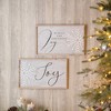 Melrose Framed Joy Wall Plaque (Set of 2) - image 2 of 4