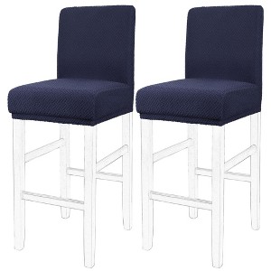 PiccoCasa Pub Counter Stool Cover Chair Seat Cover Stretch Washable Slipcovers Bar Stool Covers - 1 of 4