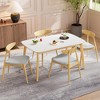 5-Piece Dining Set with Kitchen Table and 4 Chairs - 3 of 4