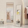DOMETOUR Body Dressing Mirror Standing Rectangle Floor Mirrors, Wall-Mounted Mirror - 3 of 4