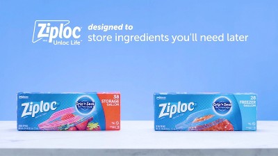 Ziploc®, Freezer Bags Quart, Ziploc® brand