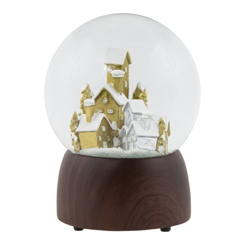 Northlight Christmas Village In The Woods Musical Snow Globe - 6.5 ...