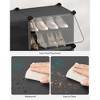 SONGMICS Shoe Rack Organizer with Doors,Steel Frame, Ideal for Bedroom and Entryway - 3 of 4