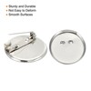 Unique Bargains Metal DIY Blankets Crafts Brooch Making Home Sewing Blank Trays Safety Pins 100 Pcs - 4 of 4