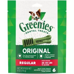 Greenies Regular Original Chicken Dental Dog Treats - 6oz