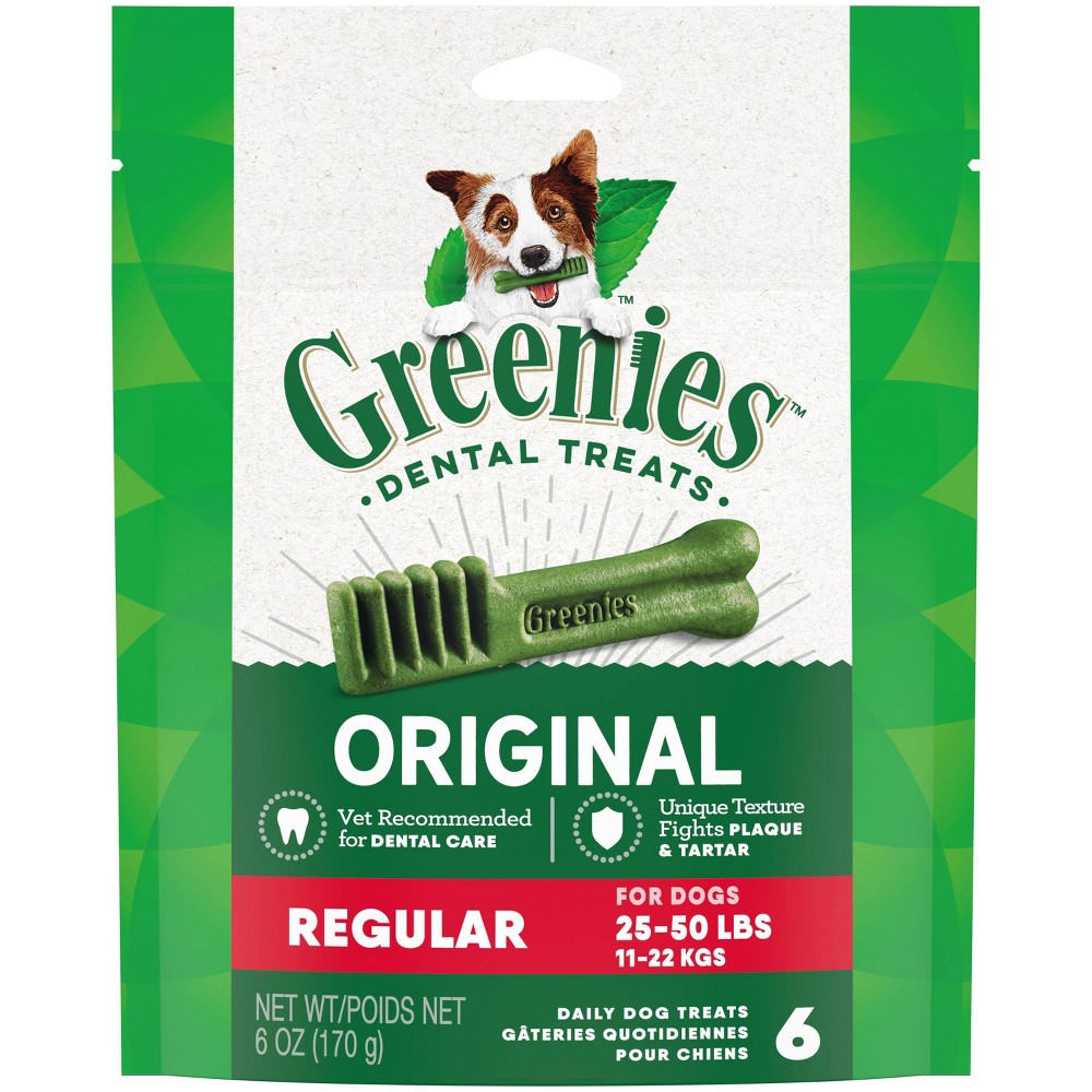 Greenies Regular Original Chicken Flavor Adult Dental Dog Treats