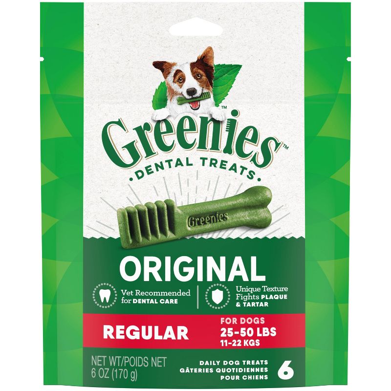 Greenies Regular Original Chicken Flavor Adult Dental Dog Treats, 1 of 14