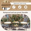 YOOCOZZ 3-Piece Outdoor Patio Furniture Set with 2 PE Rattan Chairs and Tempered Glass Table - 4 of 4