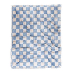 Schatzi Brown Alice Check Powder Woven Throw Blanket, 50x60 - Deny Designs - 1 of 2