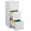 GustoWave 3 Drawer File Cabinet with Lock, Vertical File Cabinets, Heavy Duty Steel Filing Storage Cabinet for Legal/A4/F4 Files - 2 of 4