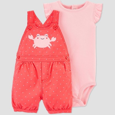 target baby girl overalls