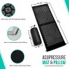 Sorbus 51 Inch Acupressure Mat, Pillow & Carry Bag Set - Helps with Stress, Back & Neck Pain - Great for Muscle Relaxation, Sciatica, & Meditation - 2 of 4