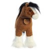 Aurora Medium Showstoppers Clydesdale Breyer Exquisite Stuffed Animal Brown 11.5" - 2 of 4