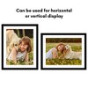 Americanflat 22x28 Poster Frame with Polished Plexiglass, Use as 18x24 Frame with Mat or 22x28 Frame Without Mat, Epic Collection, Black - 4 of 4