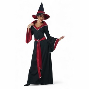 California Costumes Ruby Red Glamour Witch Adult Costume - 1 of 2