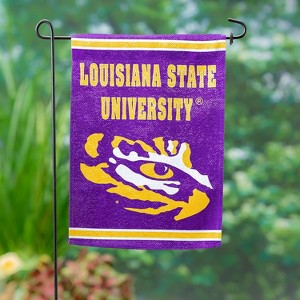 Embossed Suede Flag, GDN Size, Louisiana State University - 1 of 4
