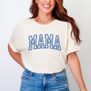 Simply Sage Market Embroidered Mama Arch Garment Dyed Tee - XL - Ivory - 1 of 4