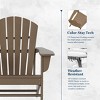 WestinTrends Dylan HDPE Outdoor Patio Adirondack Conversation Set (3-Piece) - 4 of 4