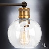 Urban Ambiance Luxury Vintage Industrial Bath Fixture,  10-7/8"H x 33-1/2"W,  Olde Bronze Finish, UHP2504 - 4 of 4