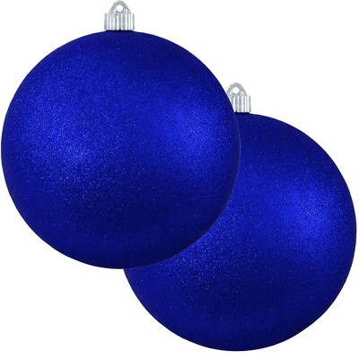 Christmas by Krebs 2ct Dark Blue Shatterproof Christmas Ball Ornament  6" (150mm)