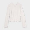 Women's Long Sleeve Crinkle T-Shirt - A New Day™ - 4 of 4