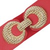 INSPIRE CHIC Women's Elastic Belt Alloy Double Ring Buckle Fashion Suitable for Skirt Dress - 2 of 4