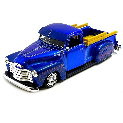 1950 Chevrolet 3100 Pickup Truck Lowrider Candy Blue With Graphics ...