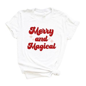 Simply Sage Market Women's Merry and Magical Short Sleeve Graphic Tee - 1 of 3