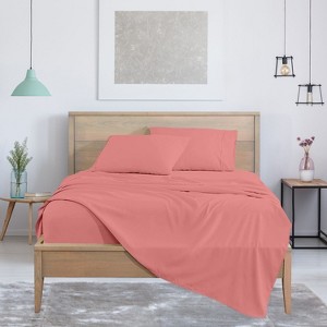 Copper Zone 4 Piece Soft Deep Pocket Cooling Viscose-Blend Luxury Linens Sheet Set - 1 of 4