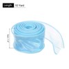 Unique Bargains Gift Wrapping Wide Sheer Wired Pastel Shimmer Iridescent Chiffon Ribbons 1 Pc - 2 of 4