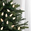 Northlight 100ct Warm White LED Faceted C9 Christmas Lights, 66ft Green Wire - 4 of 4