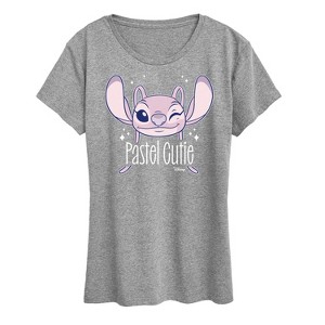 Women's - Disney - Lilo & Stitch Short Sleeve Graphic T-Shirt - 1 of 4