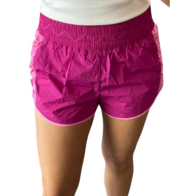 Women's Side Contrast Active Shorts - TCEC