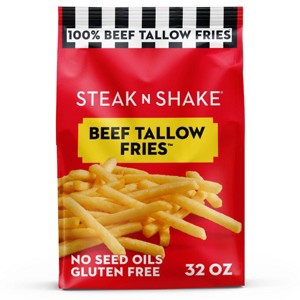 Steak 'n Shake Frozen Beef Tallow Straight Cut Fries - 32oz : Target