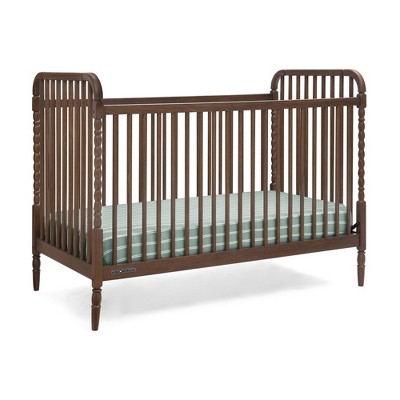 Delta Children Serena 4-in-1 Convertible Crib - Teak Brown