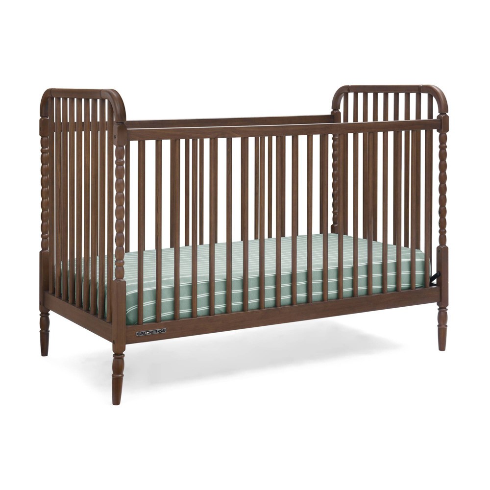 Photos - Cot Delta Children Serena 4-in-1 Convertible Crib - Teak Brown