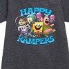 Girls' - SpongeBob SquarePants - Kamp Koral Happy Kampers Graphic Short Sleeve Fleece Dress - 2 of 4