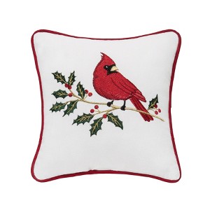 C&F Home Cardinal Holly Pillow - 1 of 4
